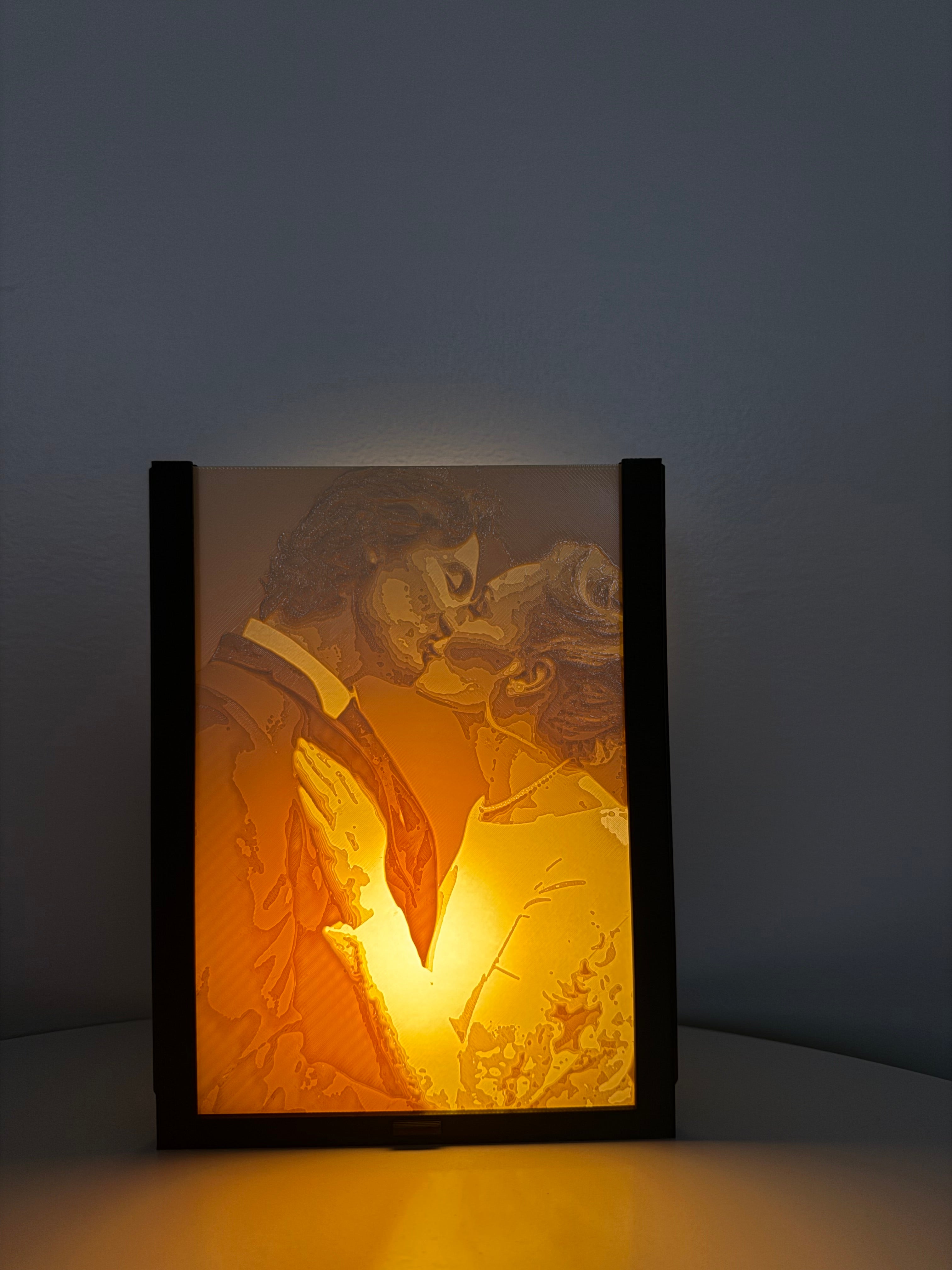 V-Day Frame - Personal Use - STL Files