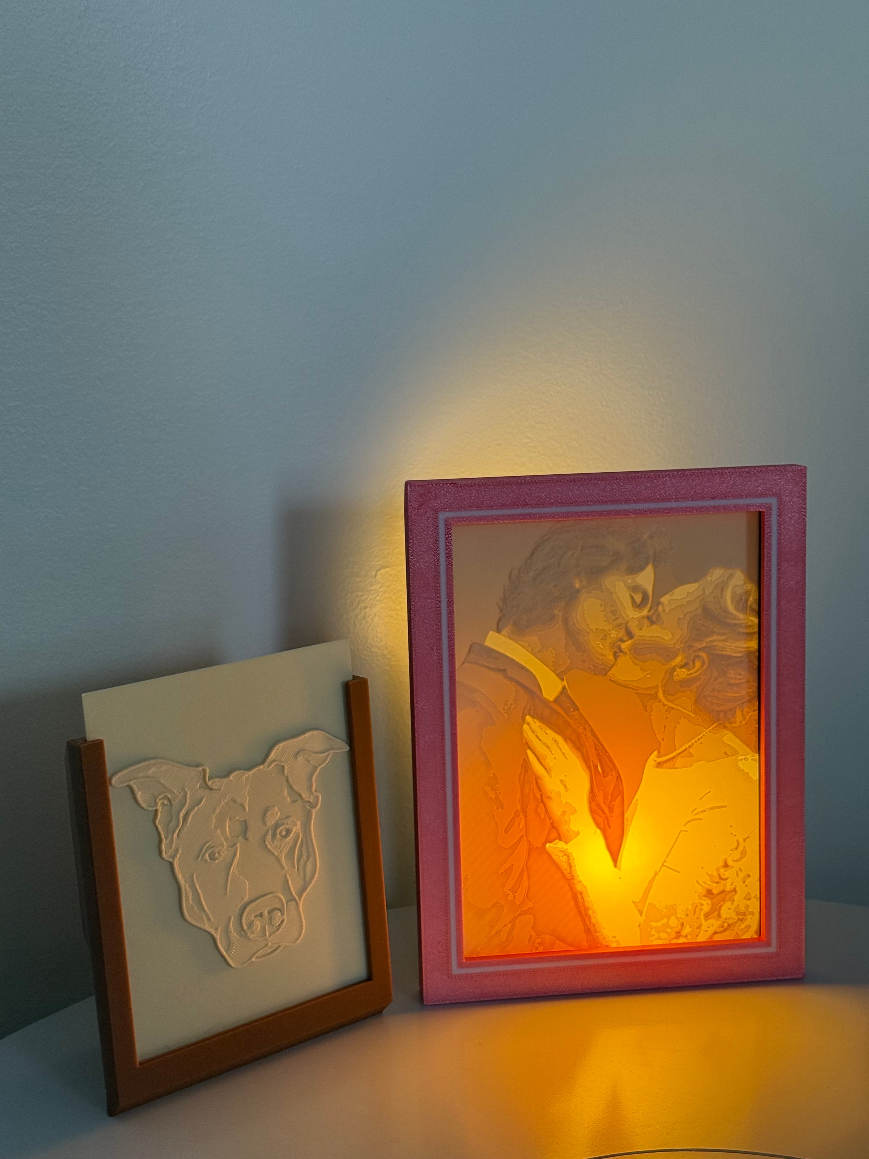 V-Day Frame - Personal Use - STL Files